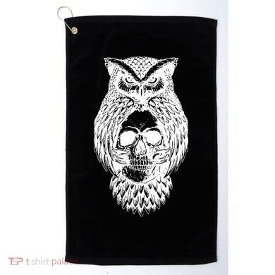 Owl Skull Golf Towel
