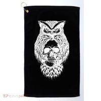 Owl Skull Golf Towel thumb 0