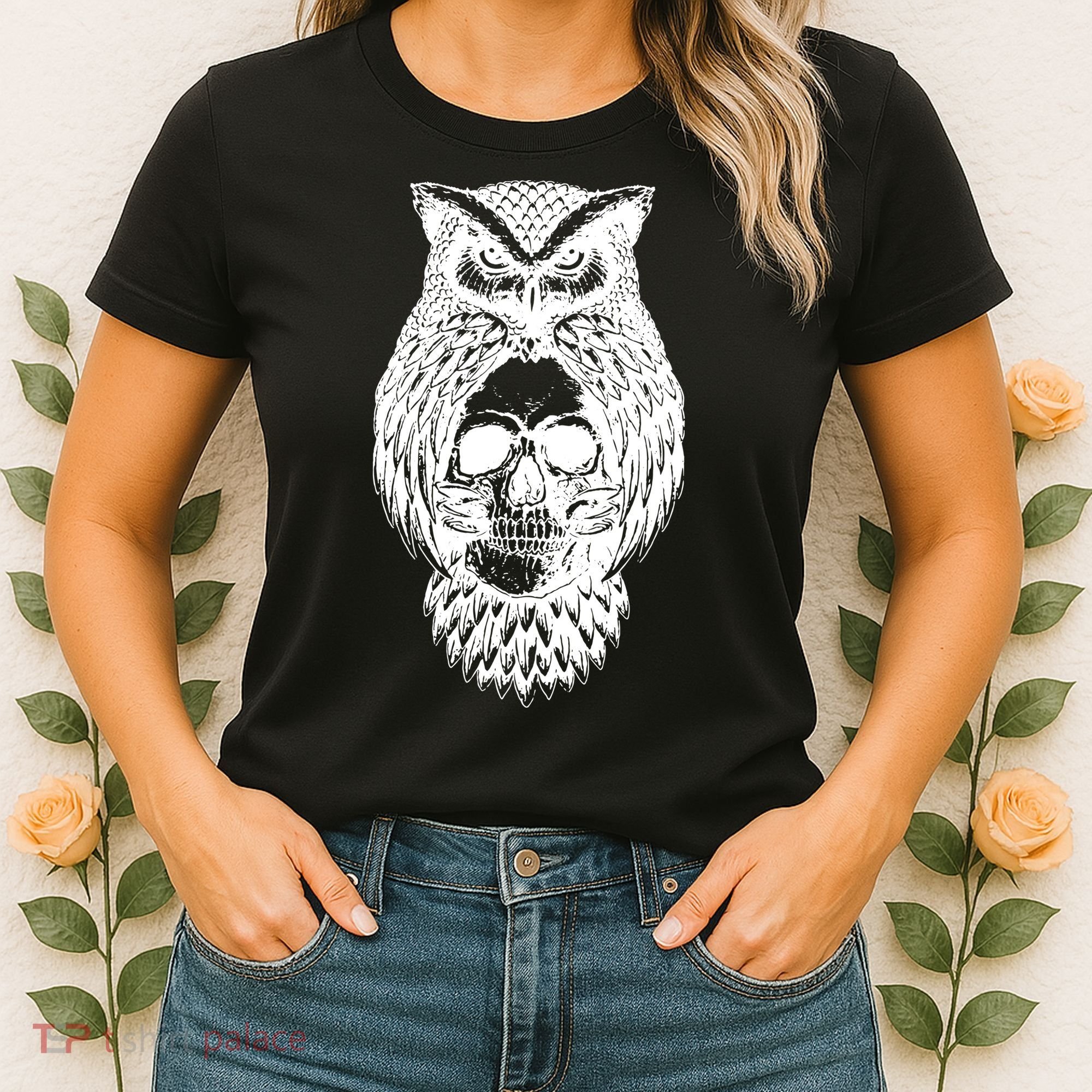 Owl Skull Women's T-Shirt