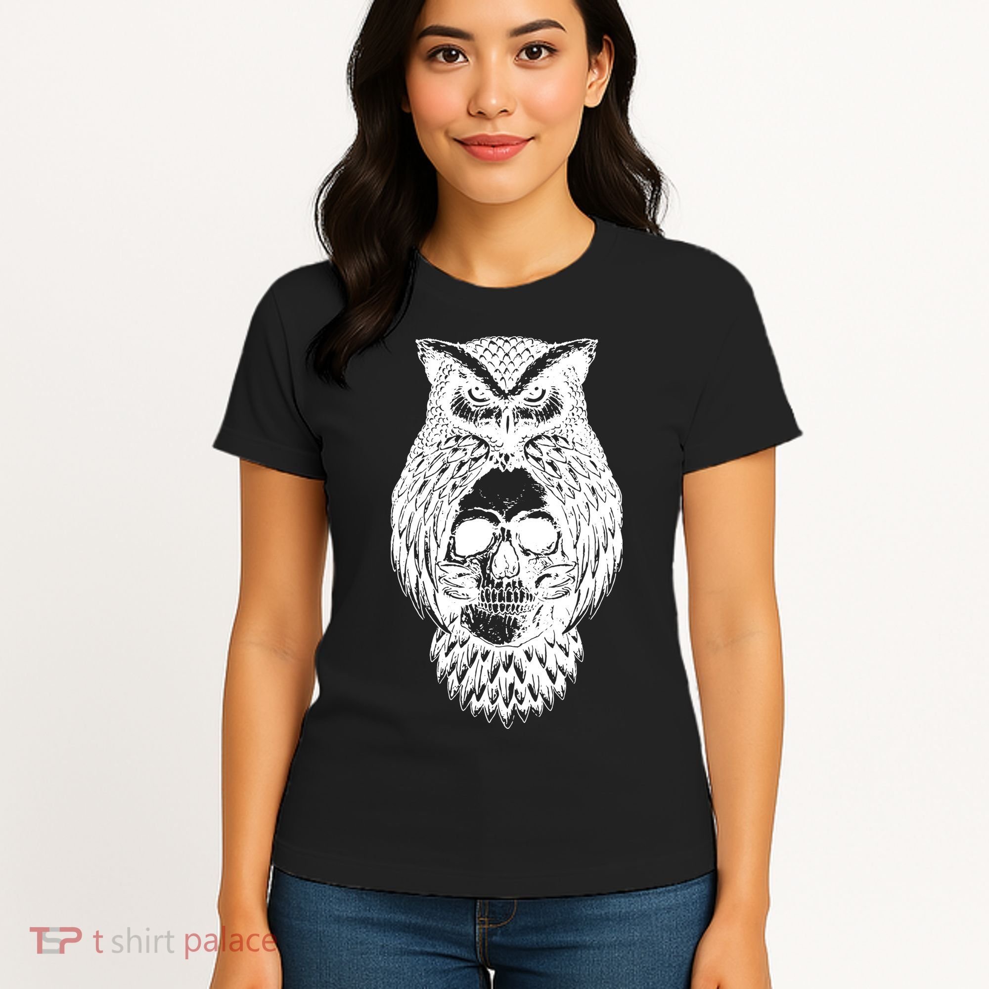 Owl Skull Women's T-Shirt