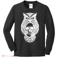 Owl Skull Kids Long Sleeve Shirt thumb 0