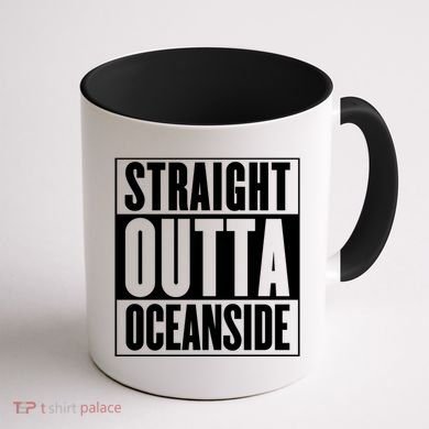 Oceanside Straight Outta Oceanside Gift Coffee Mug back