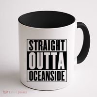 Oceanside Straight Outta Oceanside Gift Coffee Mug thumb 1