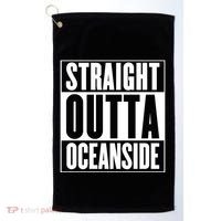 Oceanside Straight Outta Oceanside Gift Golf Towel thumb 0