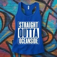 Oceanside Straight Outta Oceanside Gift Women's Tank Top thumb 3