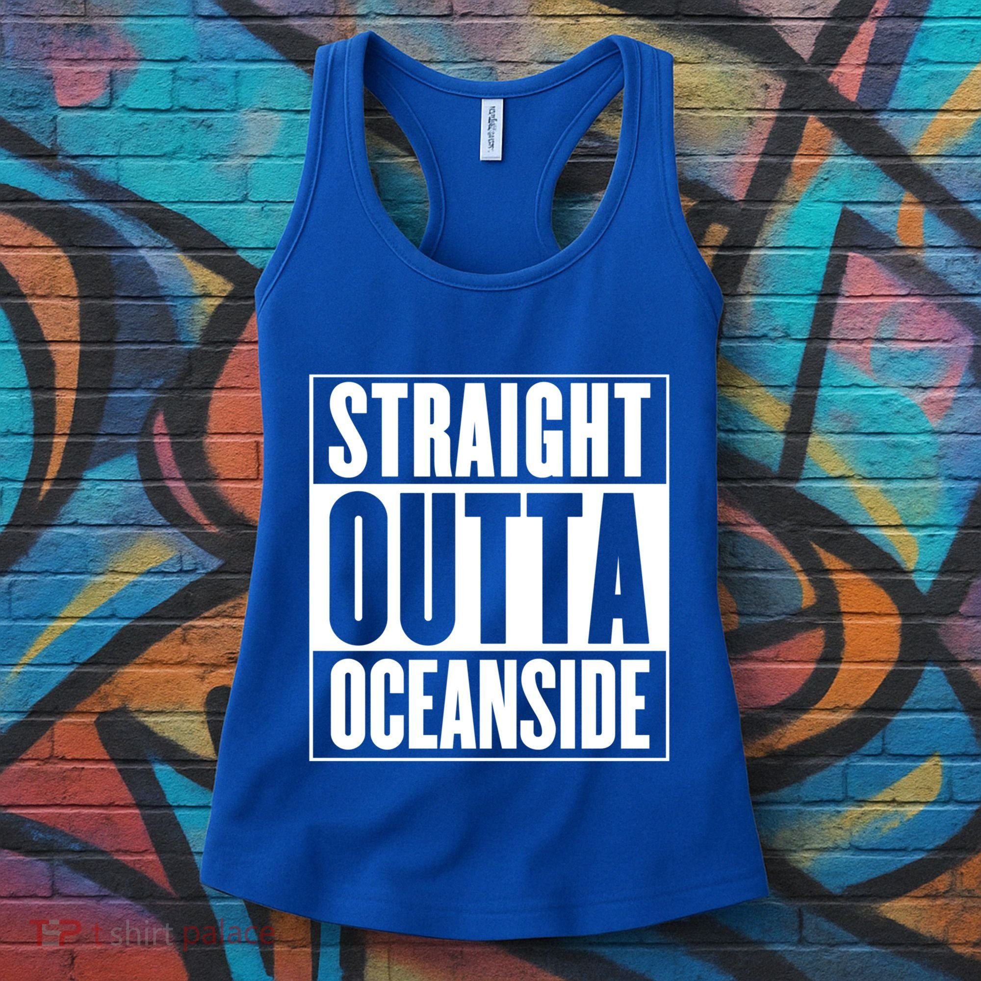 Oceanside Straight Outta Oceanside Gift Women's Tank Top