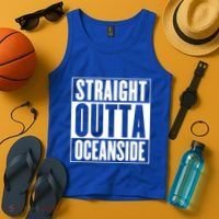 Oceanside Straight Outta Oceanside Gift Tank Top thumb 4