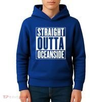 Oceanside Straight Outta Oceanside Gift Kids Hoodie thumb 4