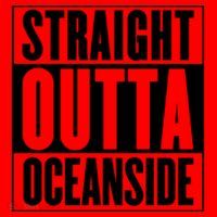 Oceanside Straight Outta Oceanside Gift Santa Hat thumb 1
