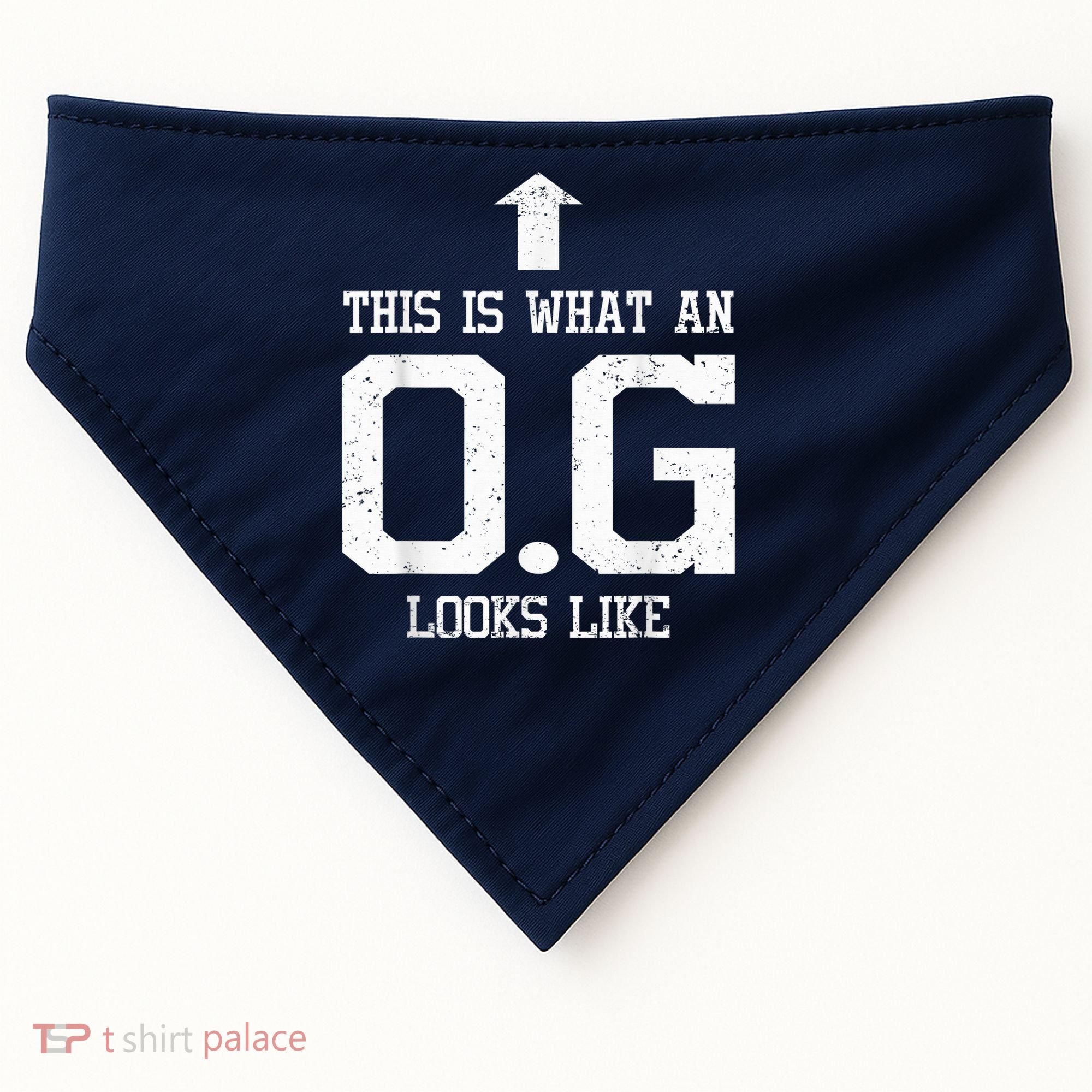 OG Shirt Original Gangster Tshirt Gift For Dad Grandpa Uncle USA-Made Doggie Bandana