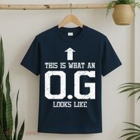 OG Shirt Original Gangster Tshirt Gift For Dad Grandpa Uncle T-Shirt thumb 2