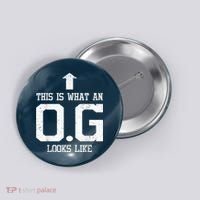 OG Shirt Original Gangster Tshirt Gift For Dad Grandpa Uncle Button thumb 0