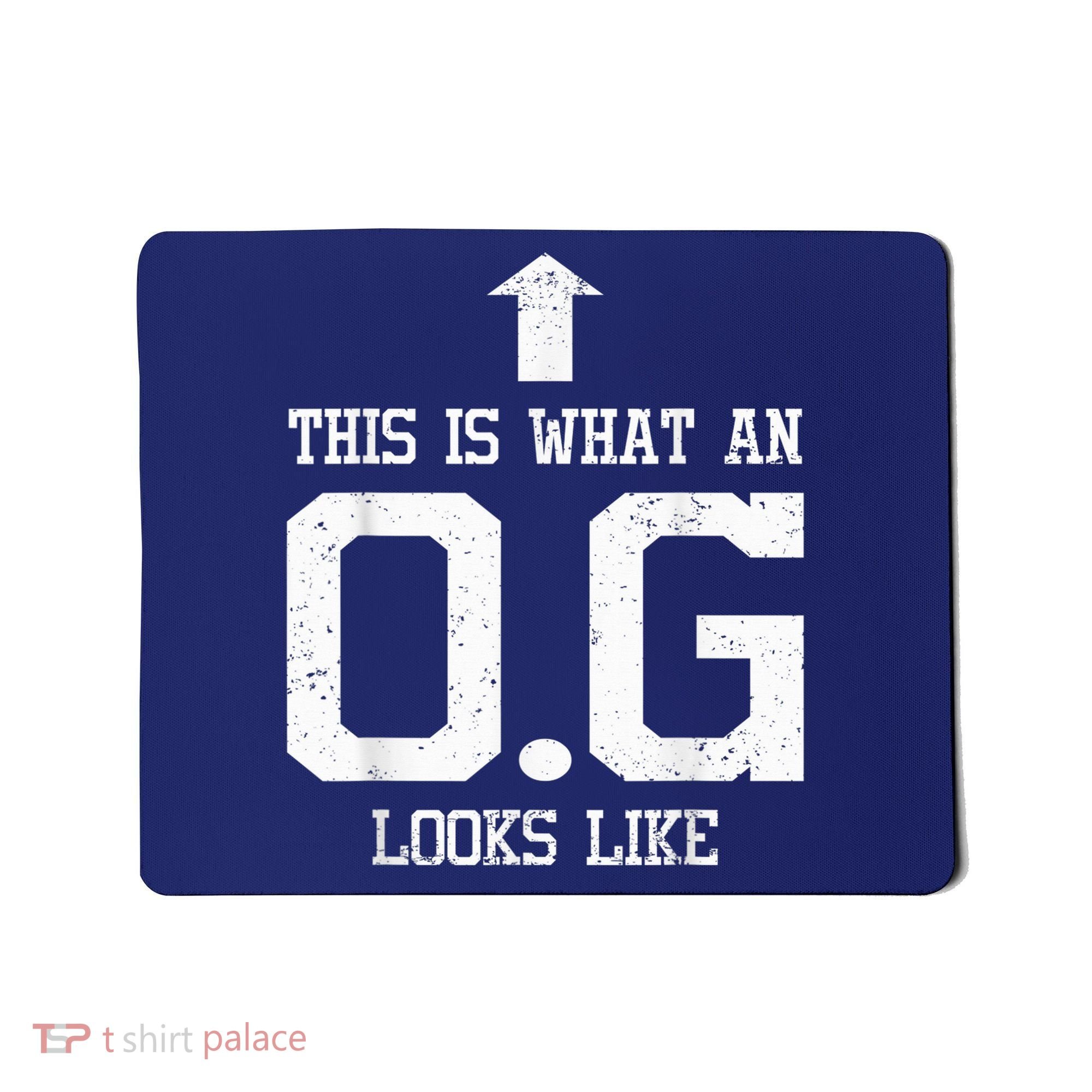 OG Shirt Original Gangster Tshirt Gift For Dad Grandpa Uncle Mousepad