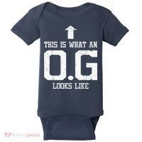OG Shirt Original Gangster Tshirt Gift For Dad Grandpa Uncle Baby Bodysuit thumb 0