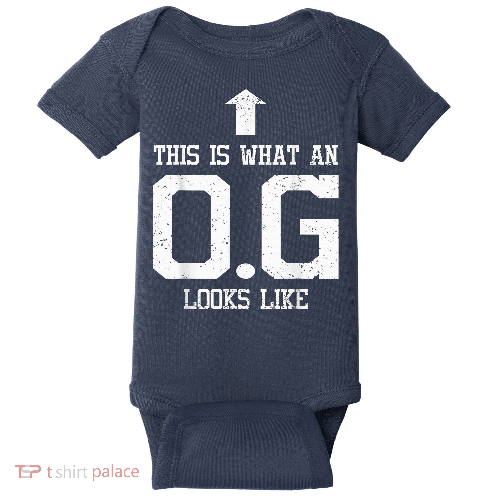 OG Shirt Original Gangster Tshirt Gift For Dad Grandpa Uncle Baby Bodysuit