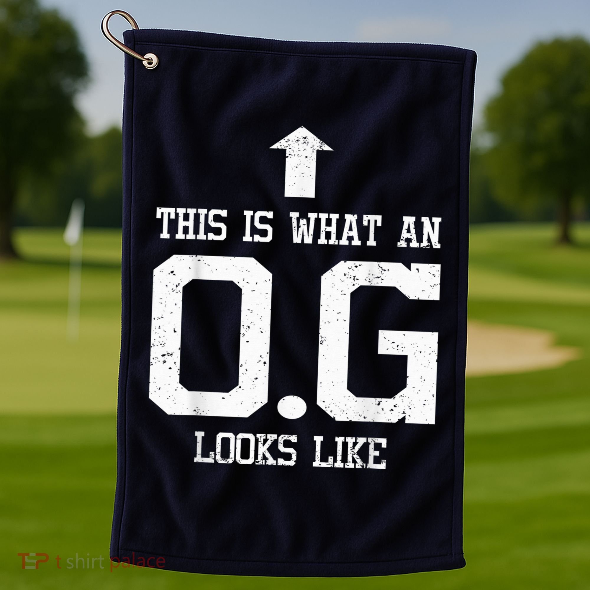 OG Shirt Original Gangster Tshirt Gift For Dad Grandpa Uncle Golf Towel