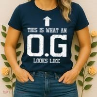 OG Shirt Original Gangster Tshirt Gift For Dad Grandpa Uncle Women's T-Shirt thumb 2