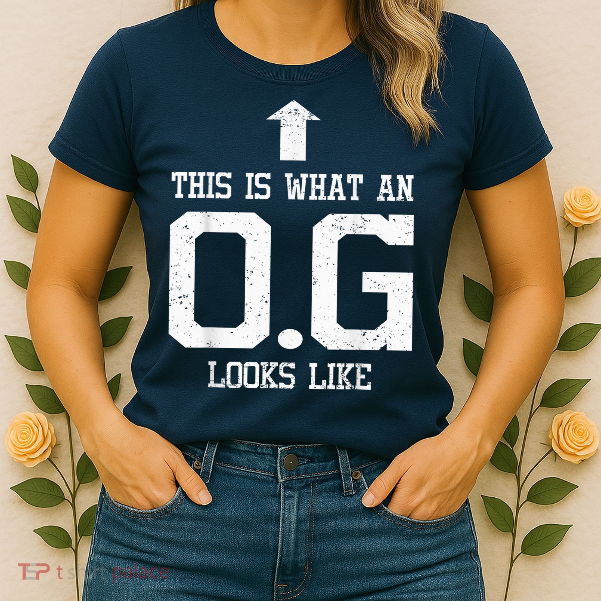 OG Shirt Original Gangster Tshirt Gift For Dad Grandpa Uncle Women's T-Shirt