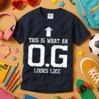 OG Shirt Original Gangster Tshirt Gift For Dad Grandpa Uncle Kids T-Shirt thumb 3