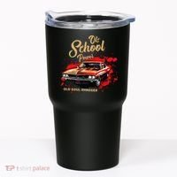 Old School Power Old Soul Swagger Classic Car Tumbler thumb 0