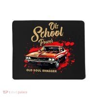 Old School Power Old Soul Swagger Classic Car Mousepad thumb 0