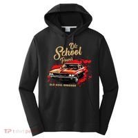 Old School Power Old Soul Swagger Classic Car Performance Fleece Hoodie thumb 0
