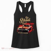 Old School Power Old Soul Swagger Classic Car Women's Tank Top thumb 0