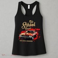 Old School Power Old Soul Swagger Classic Car Women's Tank Top thumb 3