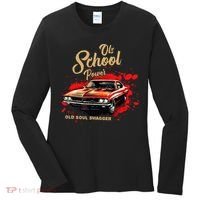 Old School Power Old Soul Swagger Classic Car Women's Long Sleeve Shirt thumb 0