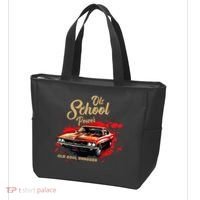 Old School Power Old Soul Swagger Classic Car Tote Bag thumb 3