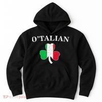 O'talian St Patricks Day Italian Italy Flag Italia Hoodie thumb 0