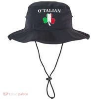 O'talian St Patricks Day Italian Italy Flag Italia Bucket Hat thumb 0