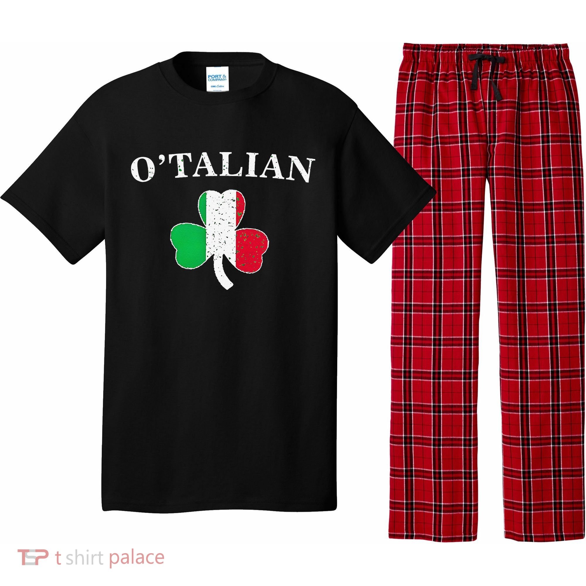 O'talian St Patricks Day Italian Italy Flag Italia Pajama Set