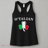 O'talian St Patricks Day Italian Italy Flag Italia Women's Tank Top thumb 3