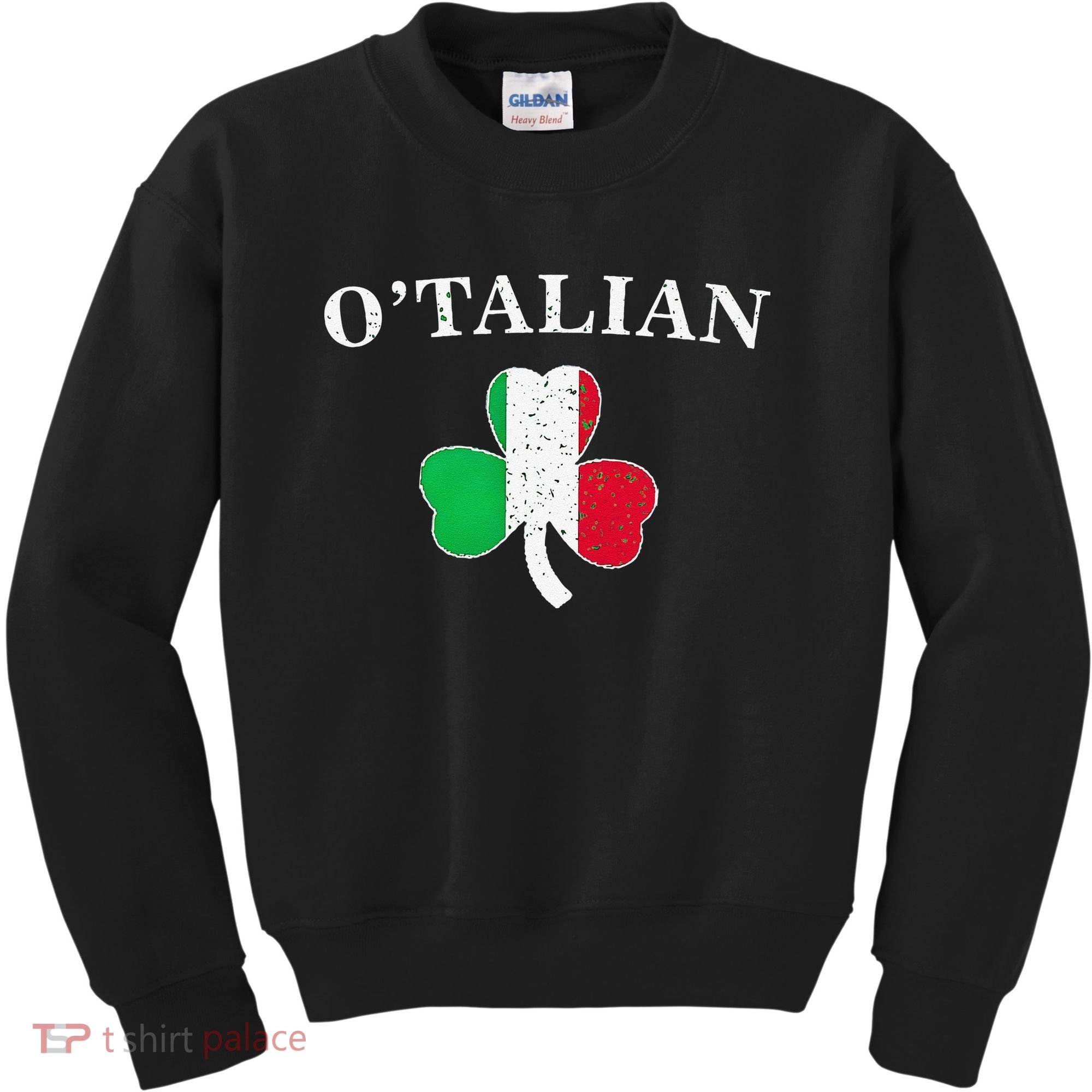 O'talian St Patricks Day Italian Italy Flag Italia Kids Sweatshirt