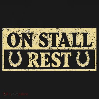On Stall Rest Horse USA-Made Doggie Bandana
