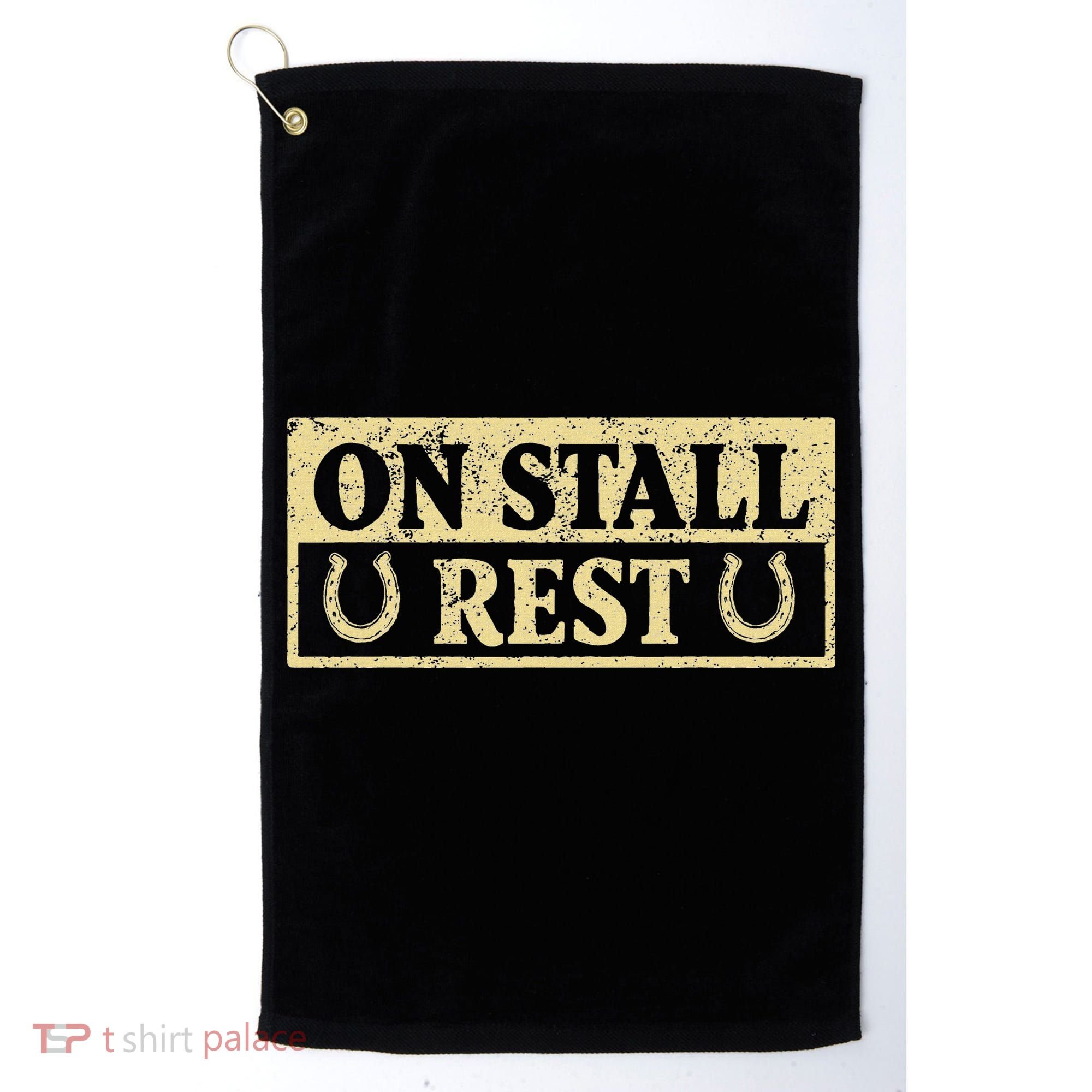 On Stall Rest Horse Golf Towel