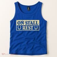 On Stall Rest Horse Tank Top thumb 2