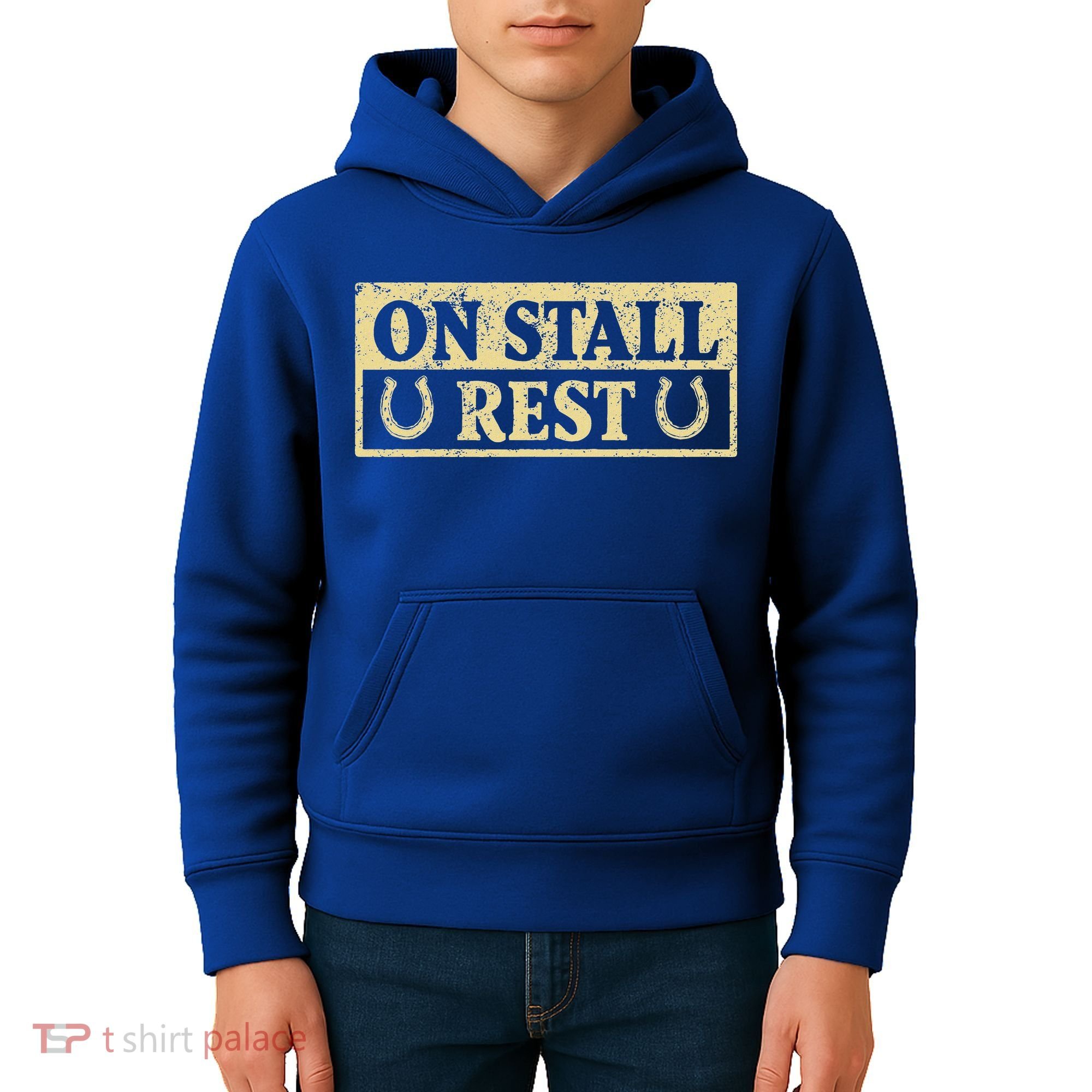 On Stall Rest Horse Kids Hoodie
