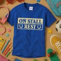 On Stall Rest Horse Kids T-Shirt thumb 3