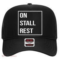 On Stall Rest Quote With Square Frame Shopping Team Hat thumb 0