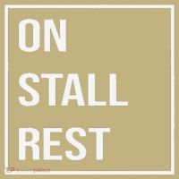 On Stall Rest Quote With Square Frame Shopping Team T-Shirt thumb 7