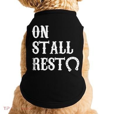 On Stall Rest Horse Doggie Tank