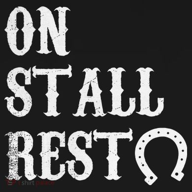 On Stall Rest Horse Tank Top