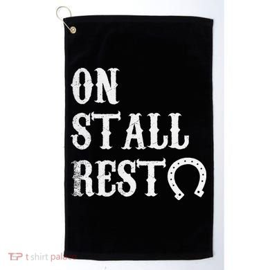 On Stall Rest Horse Golf Towel