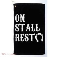 On Stall Rest Horse Golf Towel thumb 0