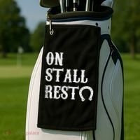 On Stall Rest Horse Golf Towel thumb 2