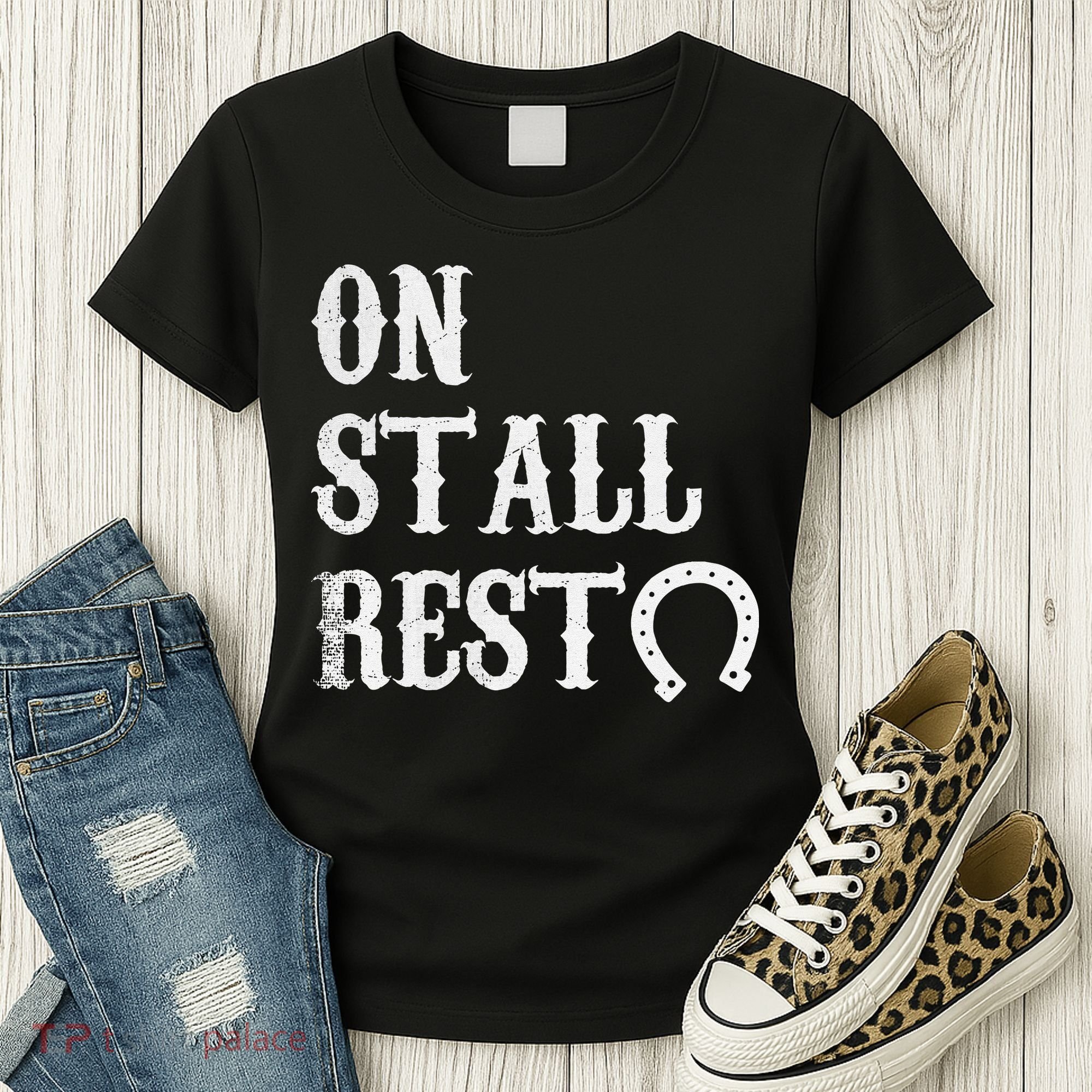 On Stall Rest Horse Women's T-Shirt