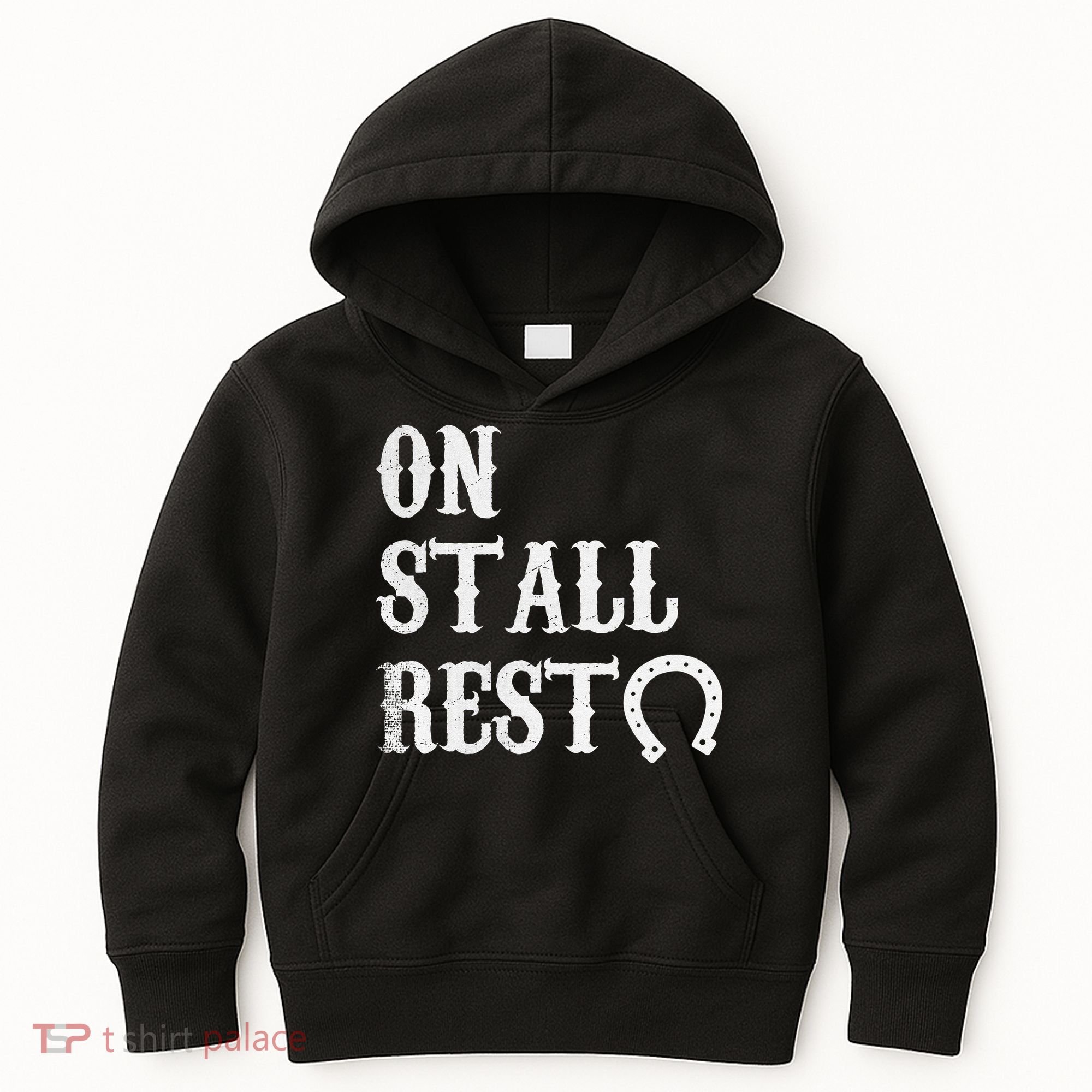 On Stall Rest Horse Kids Hoodie