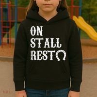 On Stall Rest Horse Kids Hoodie thumb 3